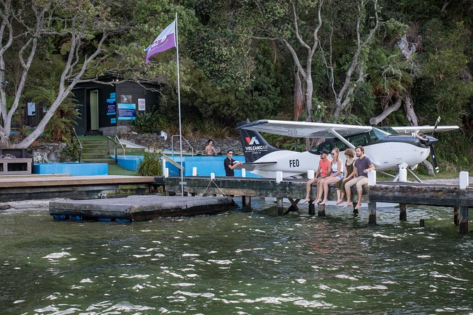 Crater Lakes Scenic Flight With Natural Hot Pool Bathing by Floatplane