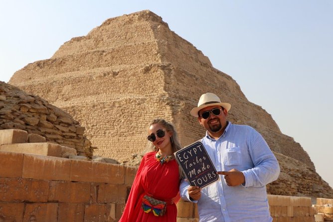 Day Tour to Giza Pyramids, Saqqara and Dahshur