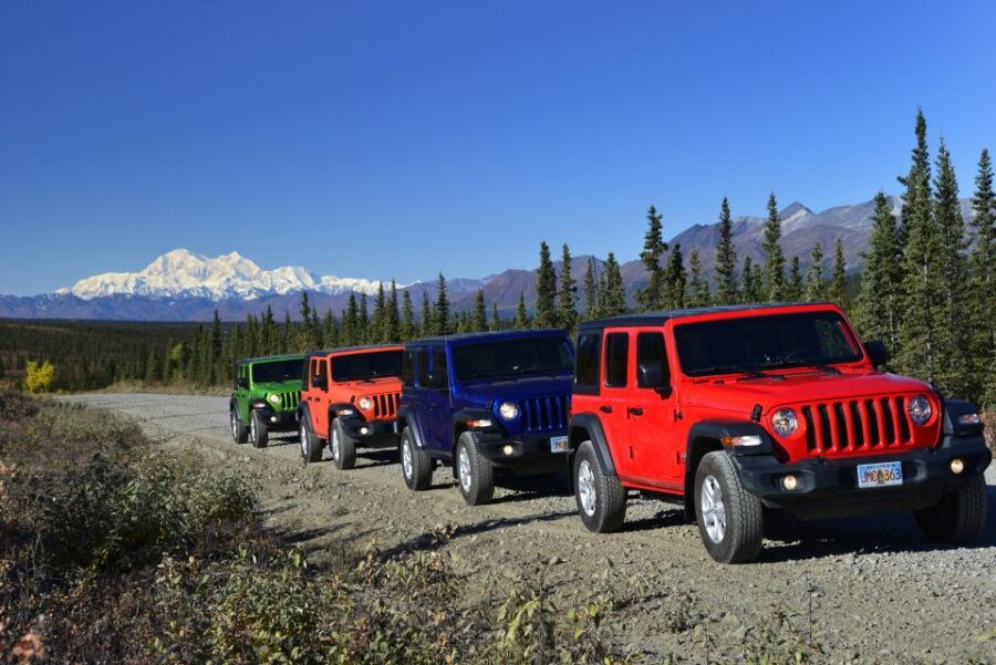 Denali: Highway Jeep Excursion - Scenic Mountain and Glacier Views