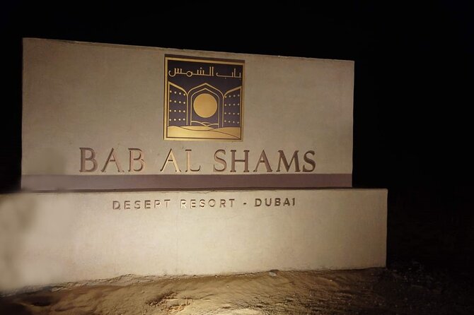 Desert Safari With Bab Al Shams Camp - Good To Know