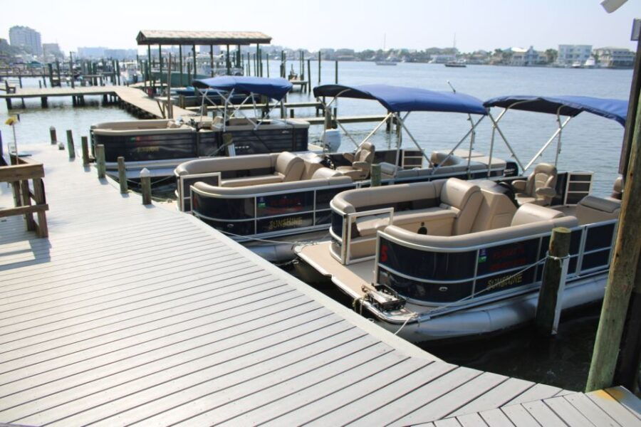 Destin: 4 Hour Self-Driving Pontoon Rental