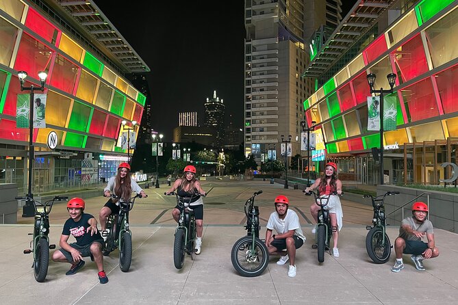 Downtown Dallas Night Sightseeing 2 Hour E-Bike Tour