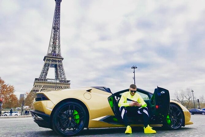Drive the LAMBORGHINI Huracan Near the Eiffel Tower - Good To Know