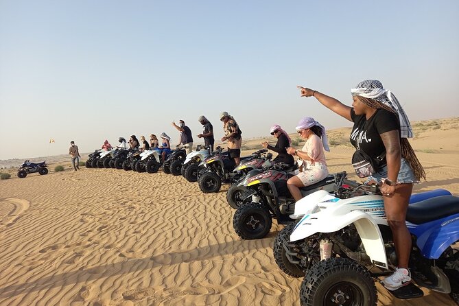 Dubai: 60Minute Self-Drive ATV Quadbike, Camel Ride, Sand Surfing - Good To Know