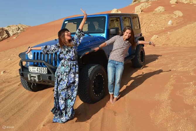 Dubai Afternoon Jeep Dune Bashing With Camel Ride and BBQ Dinner - Good To Know