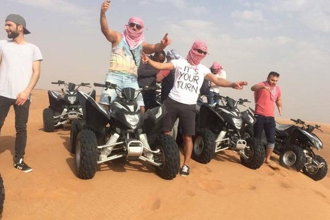 Dubai Desert 4x4 Dune Bashing, Quad Ride Live Shows and Dinner - Good To Know