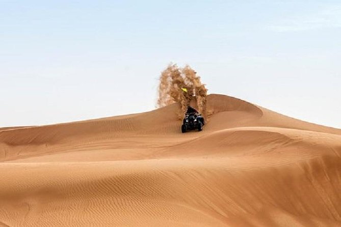 Dubai Morning Desert Quad Bike Tour With Sandboarding & Camel Ride - Good To Know