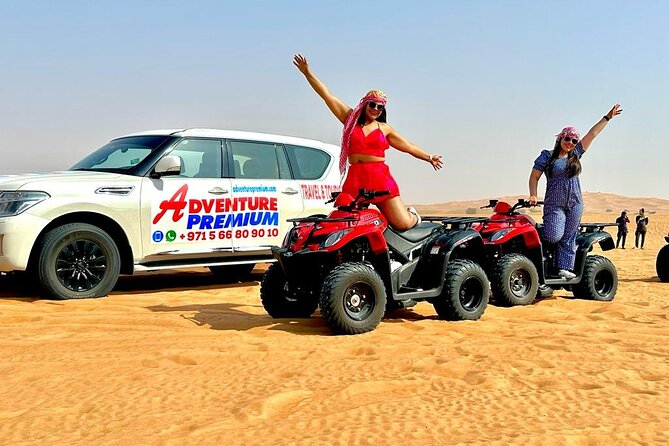 Dubai Premium Red Dunes, Quad Bike, Camel Ride, Sand Surfing & 5* BBQ - Good To Know