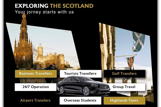 Edinburgh Airport to City Centre (3 Pax 3 Lug)