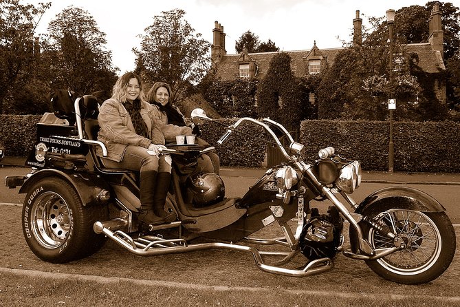 Edinburgh City Trike Tour With 2 Malt Whiskys