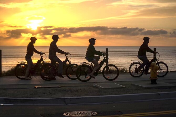 Electric Bike Guided North Coast Tour From Solana Beach to Moonlight Beach