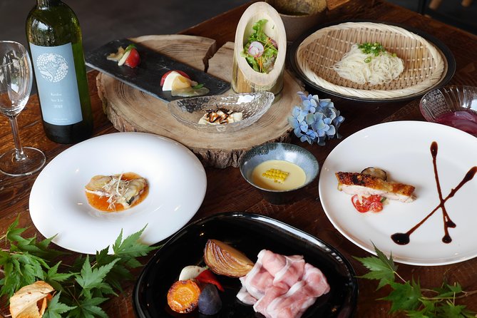 Enjoy the Sake and Food! "Terrorism" Akiu Course