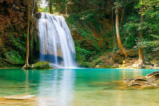 Erawan Waterfalls – Death Railway Tour: From Kanchanaburi