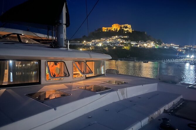 Exclusive Private Charter Luxury Sailing Catamaran Lindos
