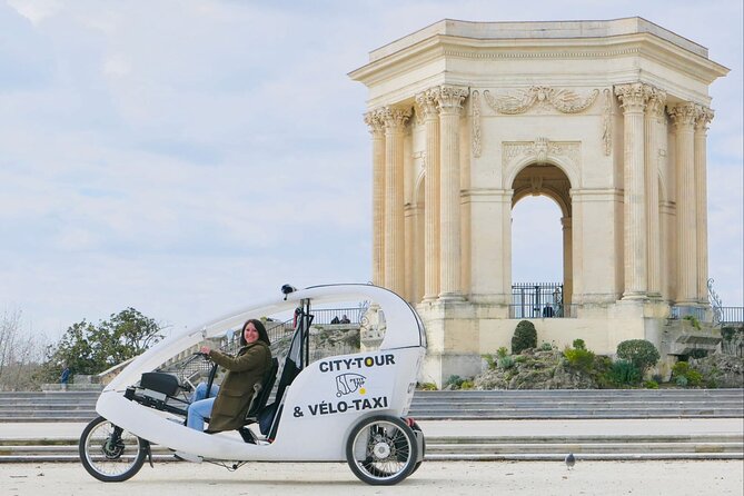 Explore Montpellier by Bike-Taxi on a 3-Hour Private Trip