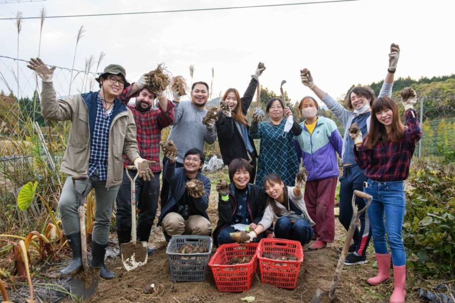 Farming Experience in a Beautiful Rural Village in Nara