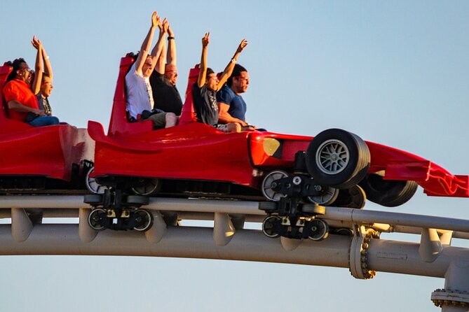 Ferrari World Theme Park Abu Dhabi on Sharing Transfer - Recommended Fitness Level