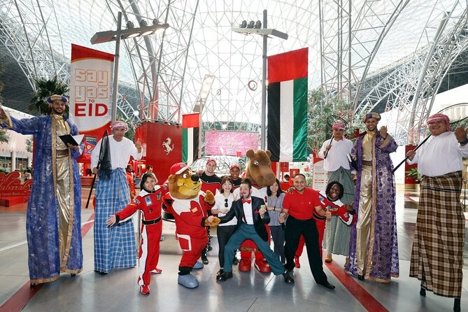 Ferrari World Theme Park and Seaworld Park Ticket With Transfer