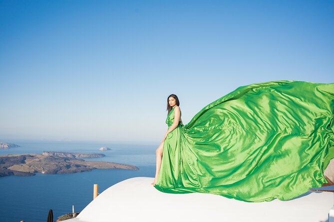 Flying Dress Photoshoot Tour in Santorini - Good To Know