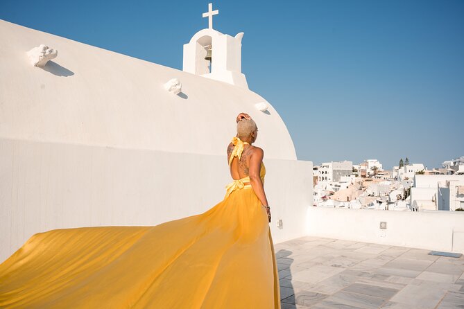 Flying Dress Private Photoshoot Santorini - Overview and Booking Details