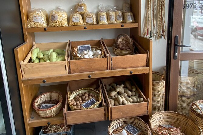 Food Tasting and Cooking Class on Naxos With Local Market Visit
