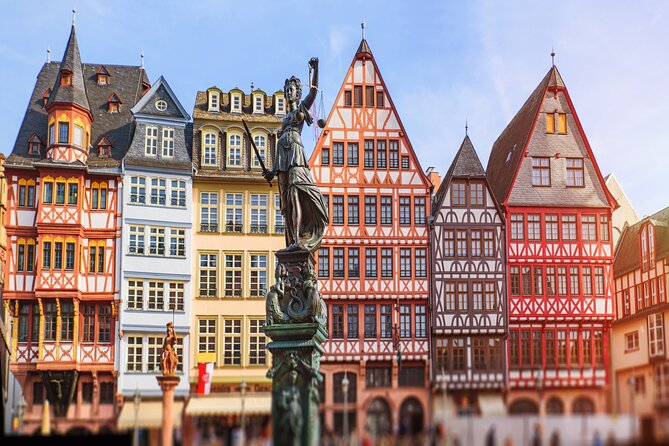 Frankfurt Walking Tour, Old Town, Cathedral, Romerberg