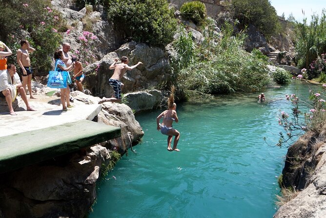 From Albir & Benidorm: Algar Waterfalls Excursion