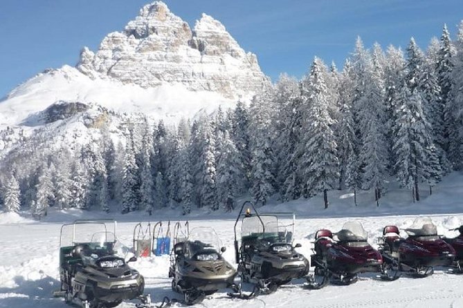 From Bolzano - Snowmobile Sledding and The Great Dolomites Road Private Tour