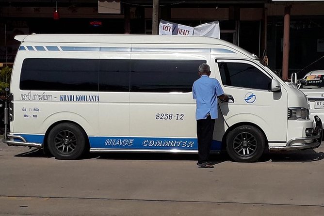From Lanta to Krabi Airport & Town (by Public Van)