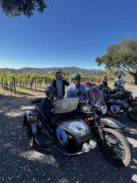 From Sonoma: Napa Valley Classic Sidecar Tour to 3 Wineries - Good To Know