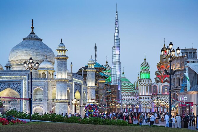 Full Day Private Dubai City Tour With Miracle Garden, Frame & Global Village