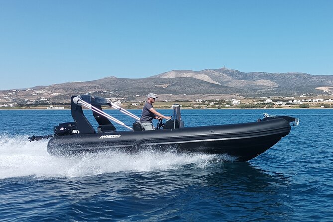 Full-Day RIB Boat Triton Rental in Paros