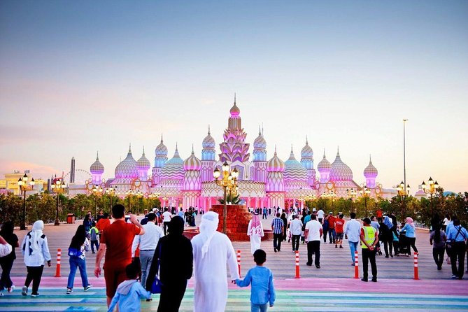 Global Village & Dubai Miracle Garden With Transfers - Overview and Benefits of Private Transfer
