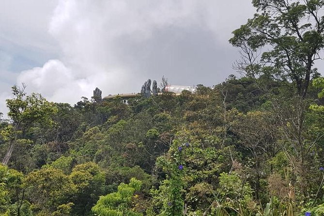 GOLDEN BRIDGE, BA NA HILL, via CABLE CAR From HOTELS in HUE City (Private Tour)