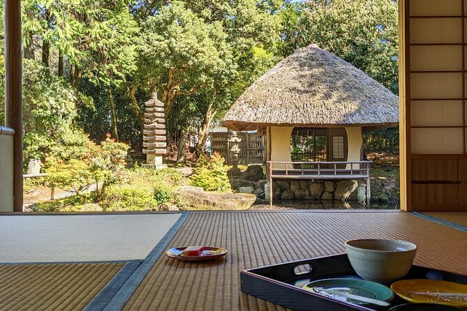 Group Tea Ceremony in a Japanese Painters Garden in Kyoto