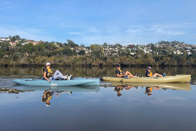 Guided Kayak Tour on Launcestons Scenic Waterfront on Foot Powered Hobie Kayaks
