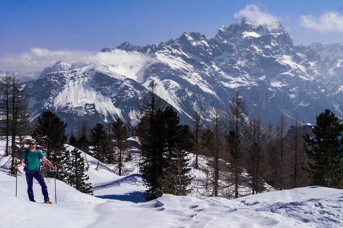 Guided Snowshoeing Day to Discover the Dolomites