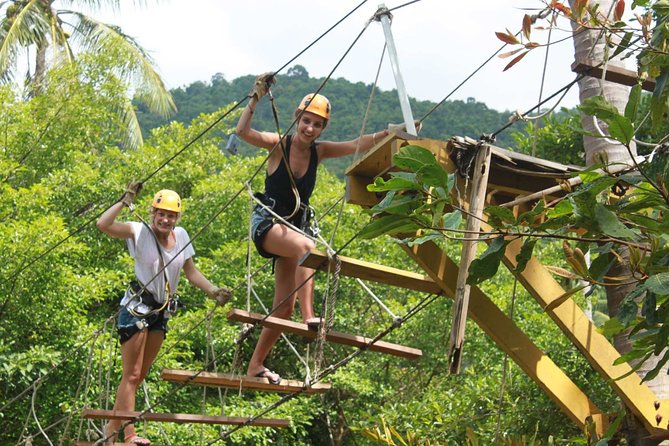 Guided Zipline Adventure in Ko Samui With Round Trip Transfer