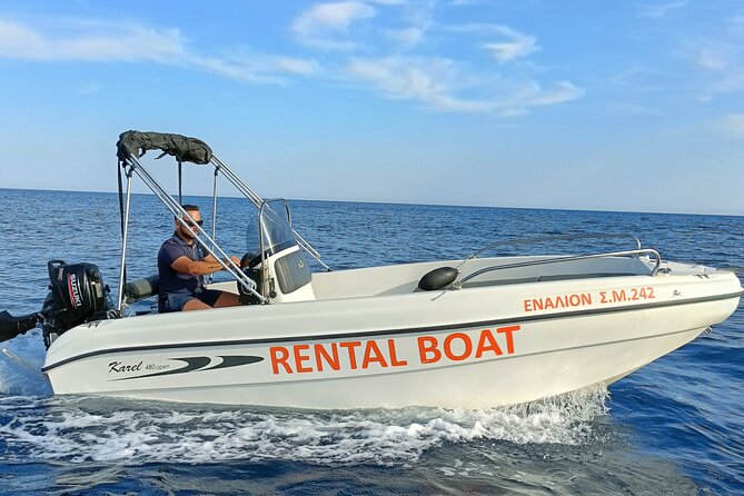 Half-Day Boat Rental With Skipper Option in Milos