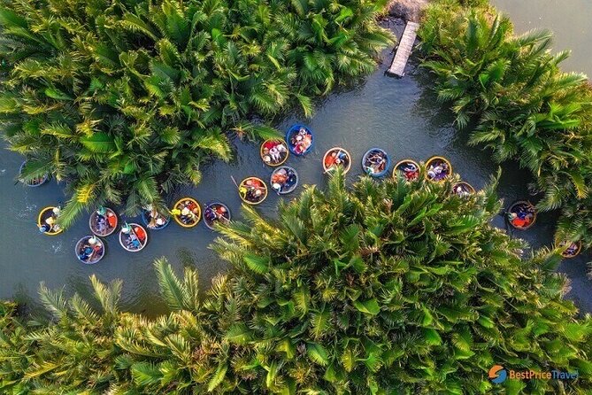 Hoi an Bamboo Basket Boat Tour With Seafood Lunch at Local Fishing Family