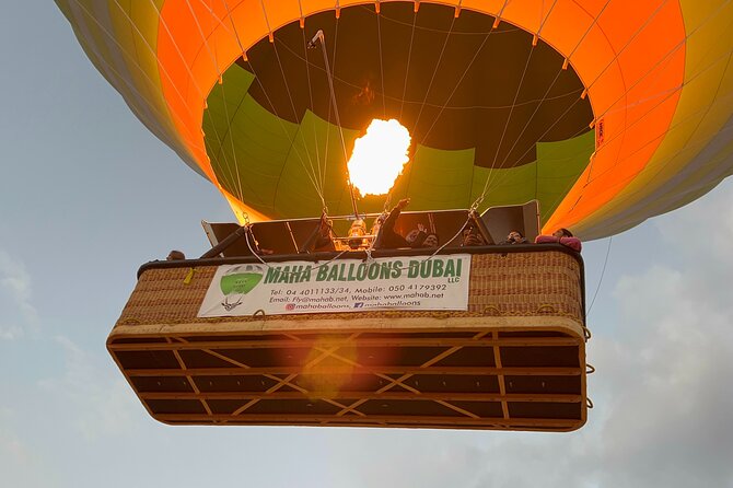 Hot Air Balloon in Dubai/ Deluxe With Breakfast and Camel Ride - Good To Know