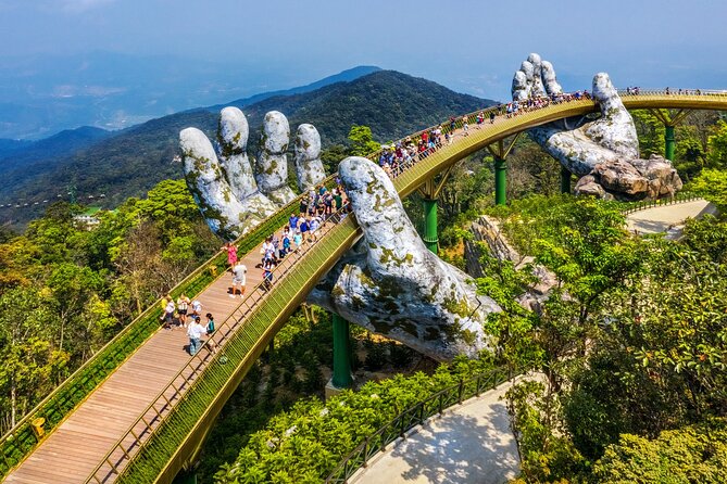 Hue to Golden Bridge Bana Hills to Hoi An by Private Car