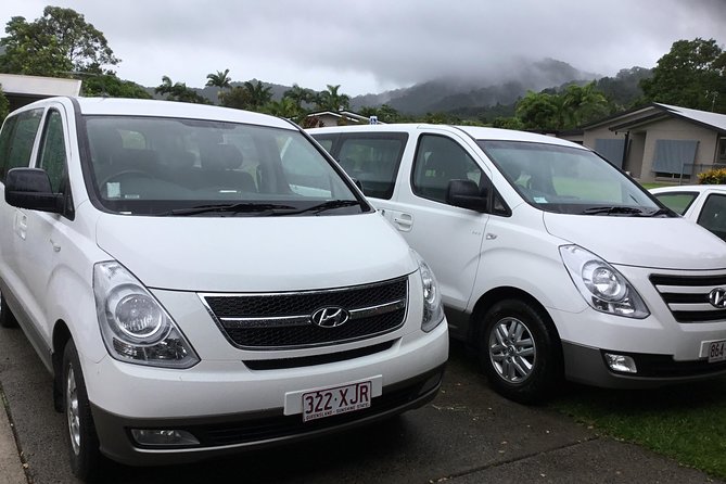 IMAX Private Transfer 7 Guests Cairns Airport to Hotels in Port Douglas