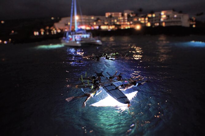 Kailua Night Manta Ray Cruise and Snorkel Experience - Big Island of Hawaii