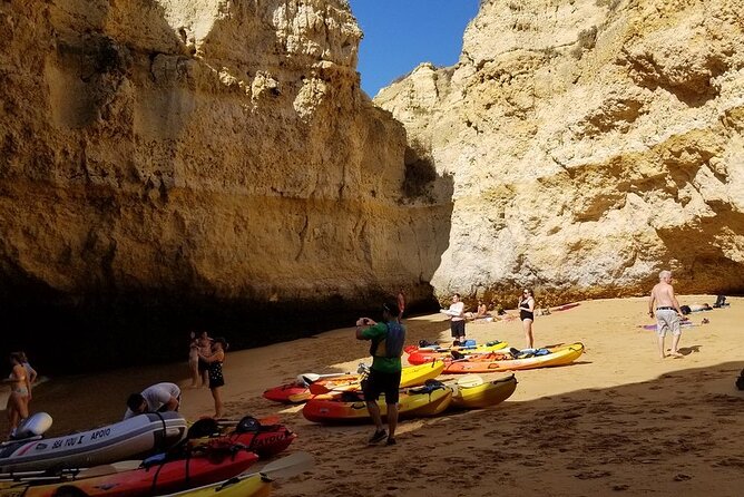 Kayak Guided Session in Albufeira Coastline - Departure From Albufeira Marina