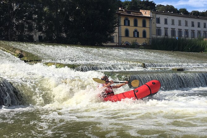 Kayak on the Arno River in Florence Under the Arches of the Old Bridge - Good To Know