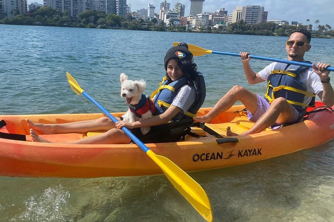 Kayak Rental Equipment at Condado Lagoon - Included Equipment and Services