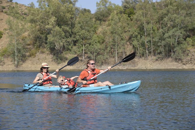 Kayaking on the Agrio Reservoir