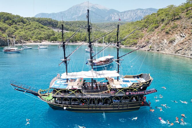 Kemer Full Day Pirate Boat Trip With Lunch and Optional Transfer - Good To Know