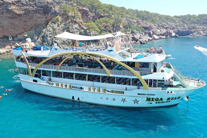 Kemer Mega Star Boat Trip With Hotel Transfer and Lunch - Good To Know